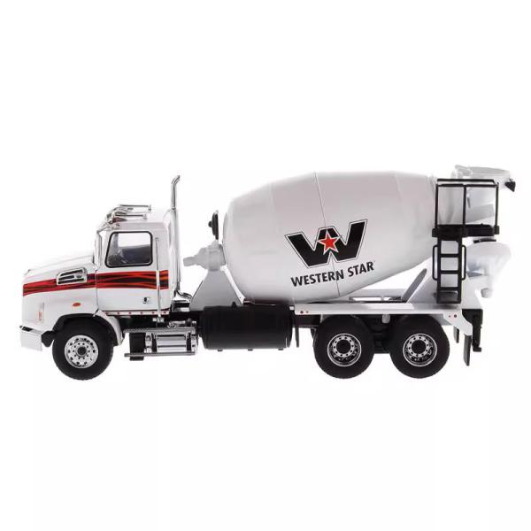 DM Western Star Mixer Truck 1/50 Diecast Cement Transport Model Vehicle Collectible