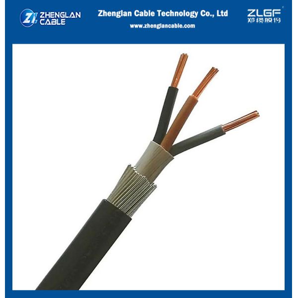 6mm 3 Core Steel Wire Armoured SWA Cable Copper Cu XLPE PVC SWA PVC 0.6/1kV BS 5467, IEC/EN 60502-1, IEC/EN 60228