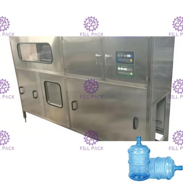 100BPH 3 Gallon Water Filling Production Line With Overflow Valve