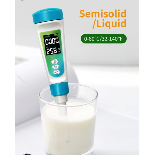 High Accuracy 0.1 pH Sensor Meter with LCD Display and Customizable OEM ODM Support for Laboratory Use