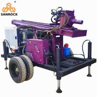Mini Water Drilling Rig Machine Wheeled Water Well Drill Rig Deep Well Drilling Equipment
