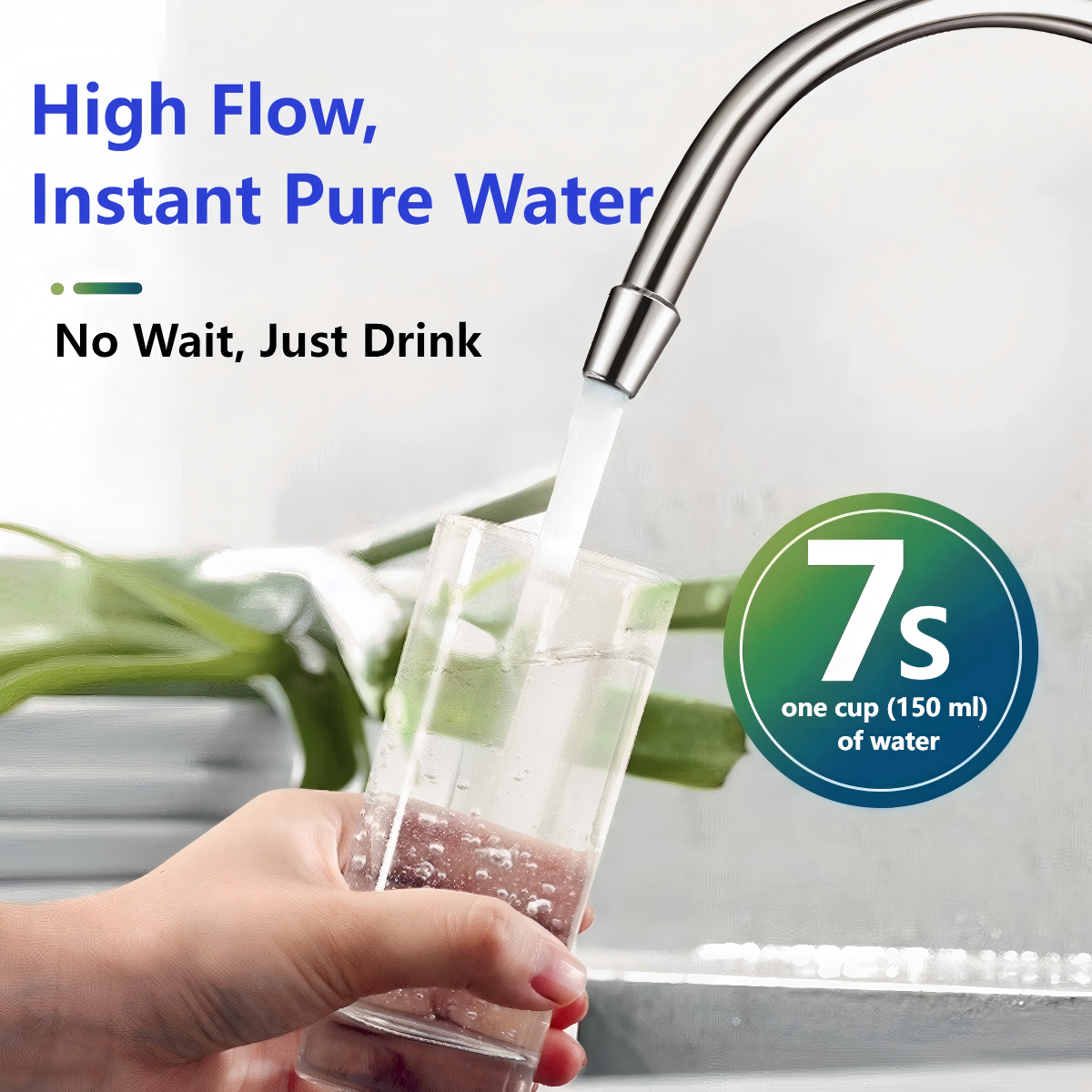 Dual Installation Under Sink Countertop RO System 600GPD With 5 Stage Filtration