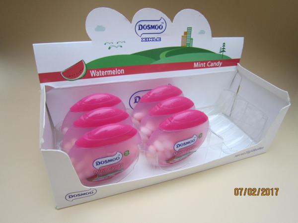 Petisco fresco da hortelã da pimenta dos doces do sabor da melancia Sugar Free Mint Candy/20g da forma do ovo da respiração