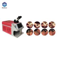 transmissão do molde da fibra da máquina de soldadura do laser 60W para a reparação de Siver do ouro