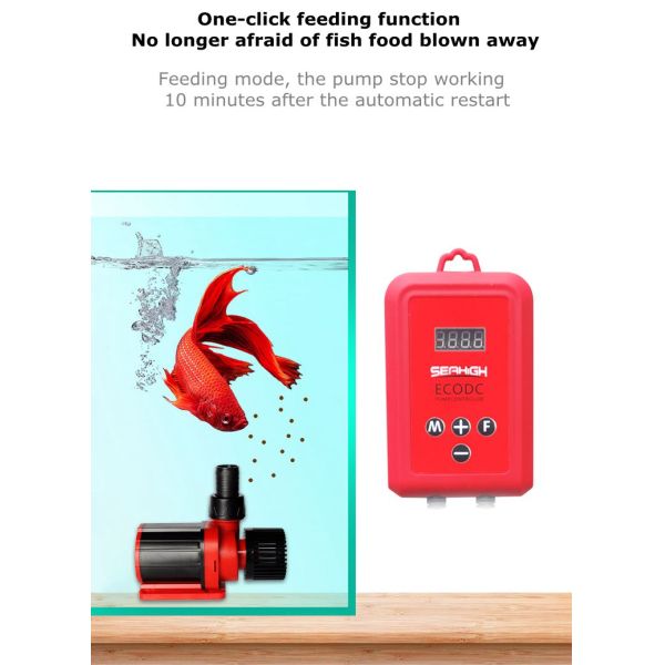 Submersible Aquarium Water Pump High Lift Waterfall Pump For Koi Pond