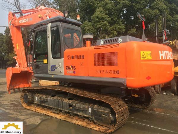 Os 2015 anos quase novo usaram a máquina escavadora ZX240-3G 24T de Hitachi com tempo de funcionamento 1800h
