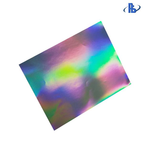Holographic Eggshell Sticker Paper For Making Ultra Destructible Vinyl Labels