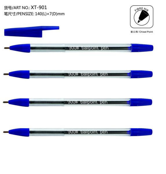 disposable cheap office ball pen,in colored box, & PVC tube packing