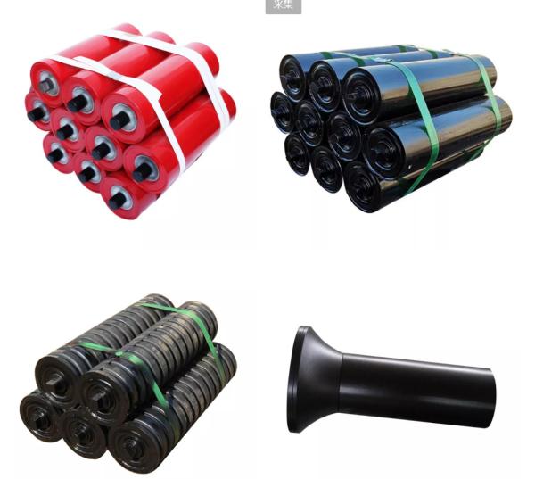 Idler Carrier Painting Conveyor Steel Roller For Bulk Materials Handling
