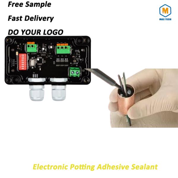 Two-component solventless room temperature curing epoxy potting-sealing material Compound