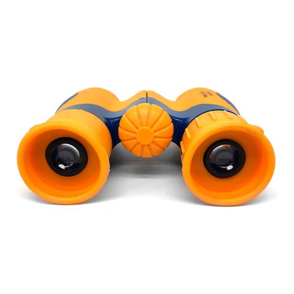 Orange Childrens Binoculars 8x21 For Go Sightseeing CE / FCC / RoHs Certified