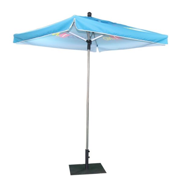 Unique Custom Printed Patio Umbrellas Portable UV Resistance Waterproof