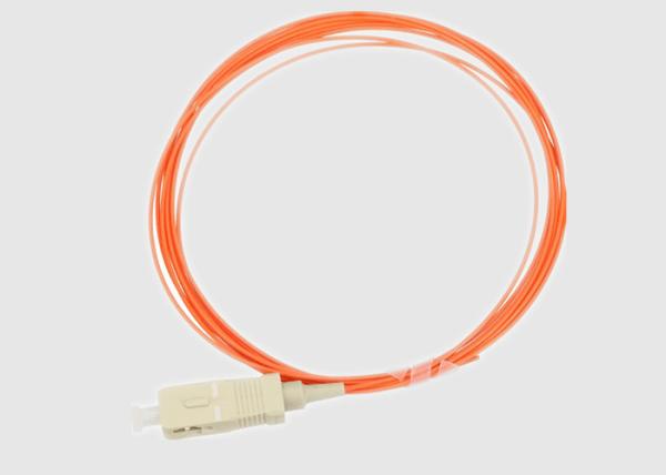 Trança multimodo alaranjada da fibra ótica do PC 50/125nm do SC OM3