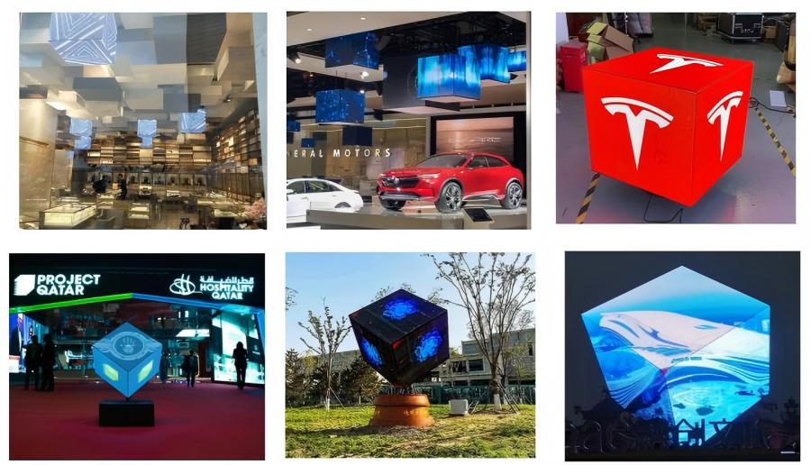 Cube LED Display/Rubik's Cube LED display screen/Cube led video display