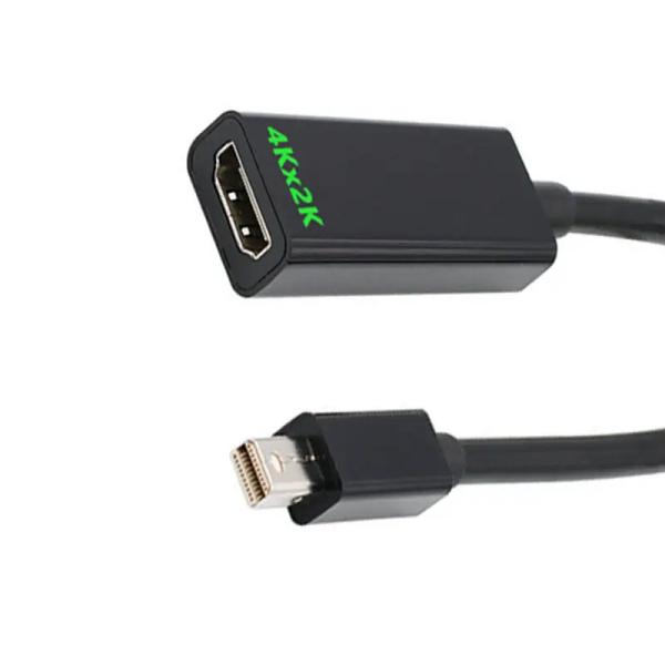 Factory Manufacturer OEM 4K*2K Mini DP Displayport 1.4 Male To HDMI Female 0.2 0.5 m Cable Adapter Converter DP To HDMI Connector