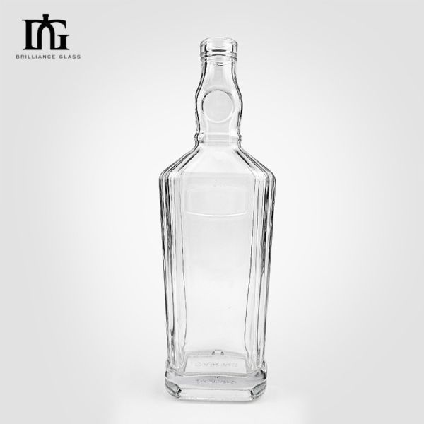 250ml/500ml/700ml/750ml Industrial Flint Glass Bottle for Whisky Liquor Tequila