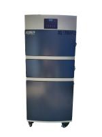 extractor 750 M3/H del humo del laser 700W con el sistema que sopla trasero del pulso