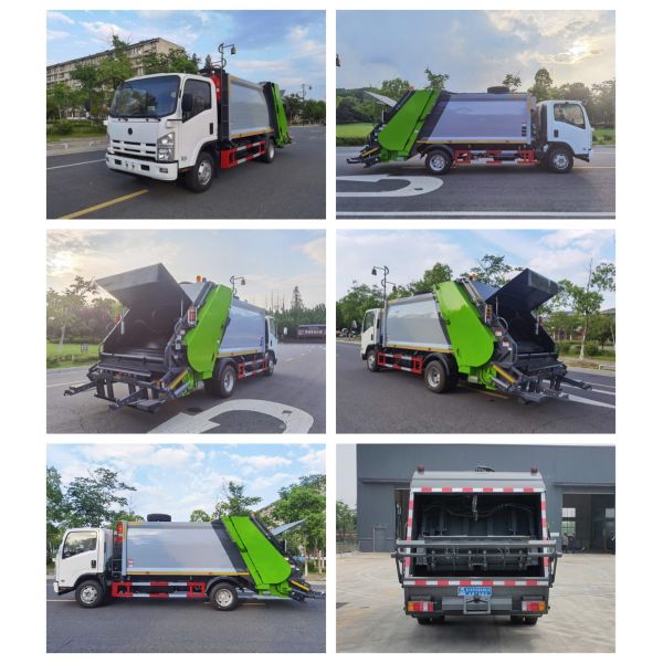 Waste Transportation 4x2 Garbage Truck with 6 CBM Volume for Improved City Cleanliness