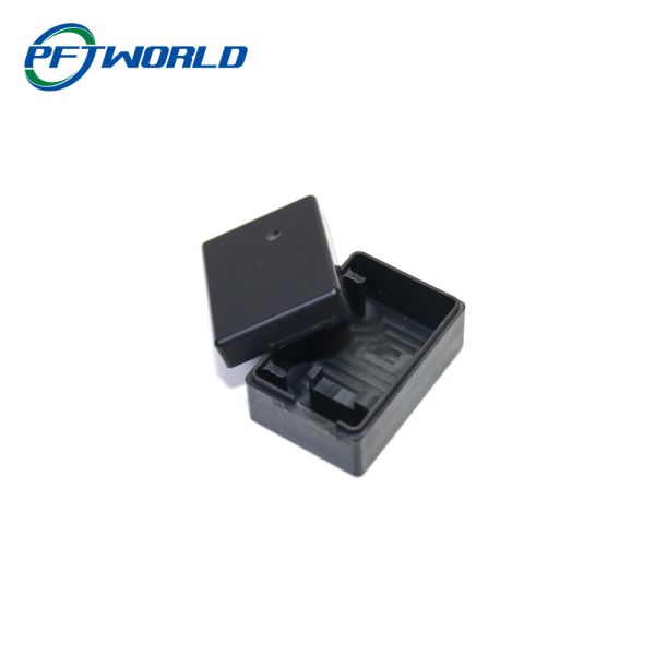 Peças da modelação por injeção, caixa personalizada do ABS, acessórios pretos