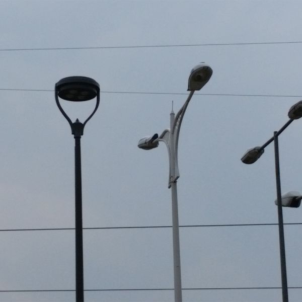 Park Street Алюминиевый светодиодный садовый фонарь с IP65 водонепроницаемым 85-265V Входное напряжение