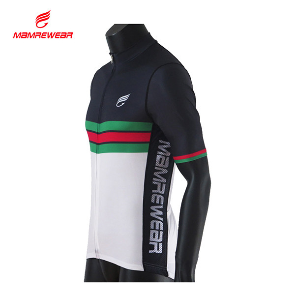 Soft Feel  Race Cut Cycling Jersey , Youth Cycling Jersey Good Elasticity