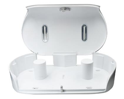 ABS Plastic Double Jumbo Toilet Paper Dispenser Special Double - Tube Design