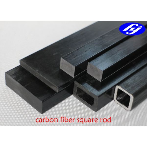 High Strength CFRP Carbon Fiber Pultrusion With Square Or Rectangular Rod Shape