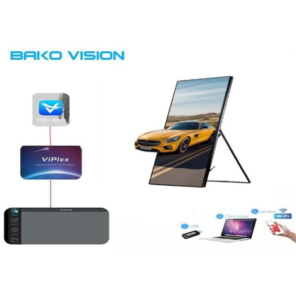 Full Color Indoor Digital Advertising Display Screens Aluminmum For Fashion Show