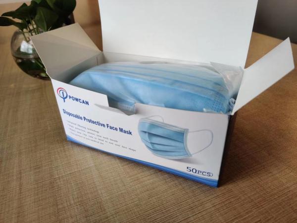Non Woven Fabric  17.5*9.5 Cm Disposable Protective Face Mask