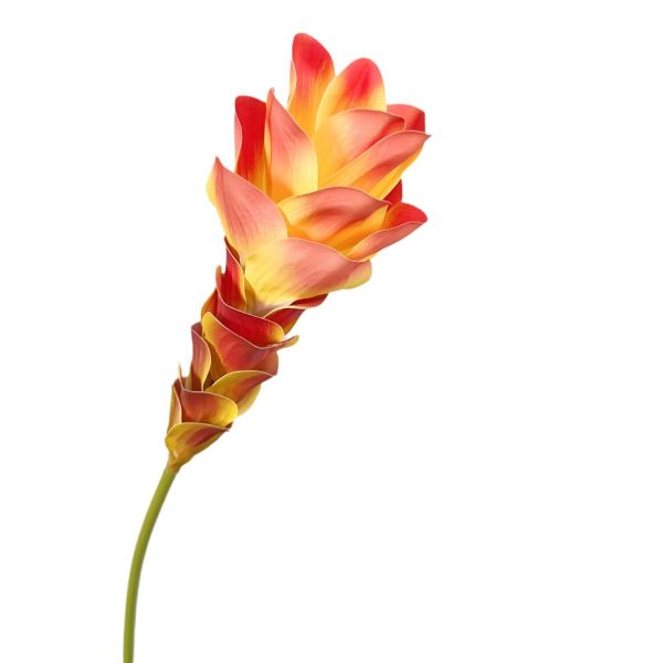 Simulation de fleurs, fleurs de gingembre, fleurs de lotus, impression 3D, fleurs texturées, décoration intérieure, décoration de salle de modèle, accessoires de décoration de mariage, bouquet