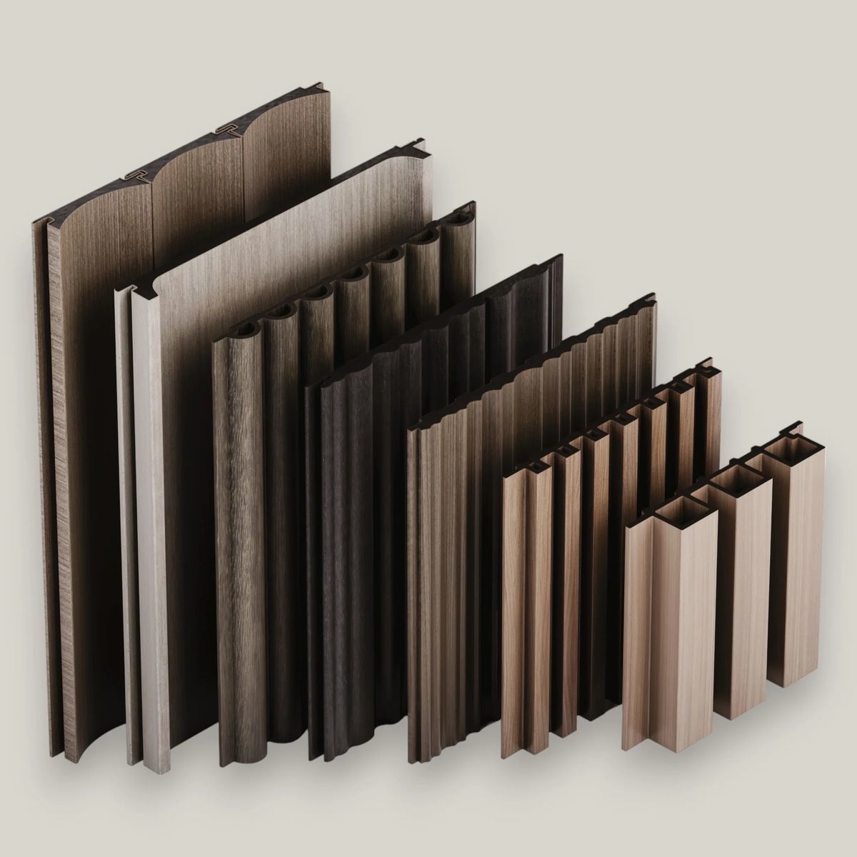 Indoor WPC Acoustic Panel Class B1 Sound Absorbing Ceiling Board