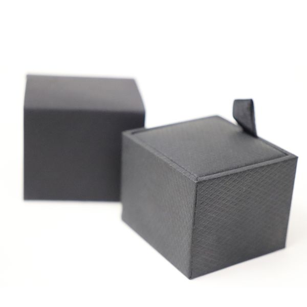 Factory price high quality wholesale fashion velvet cufflink box