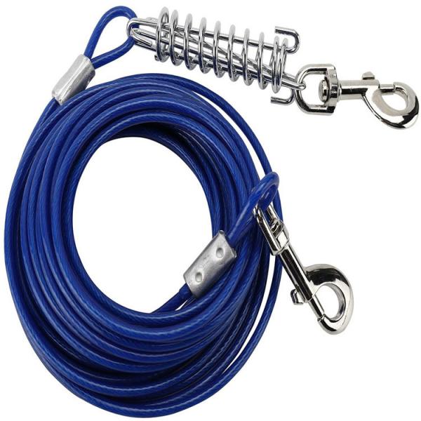 5/32 chien attache le câble et le pieu jusqu'à 60lbs 15ft 20ft 25ft 30ft