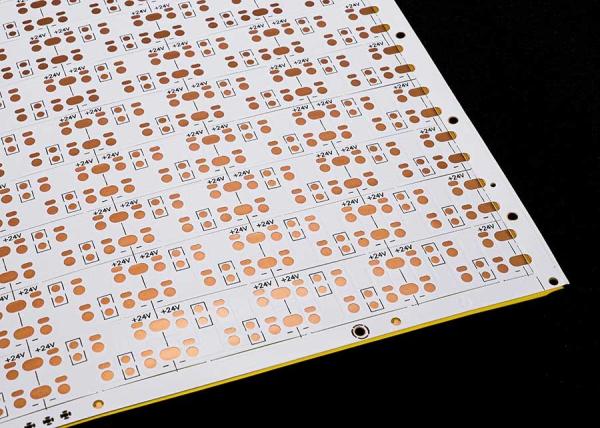 HOT SALE LED strip board FPCB  For LED 2835 120 Light Beads 24V -15*503 Double Sided Board double row light with bus light  UL E477885