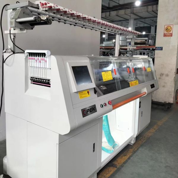 36inch 3 System 14gg Shoes Upper Knitting Machine for Fully Jacquard Sweater Knitting