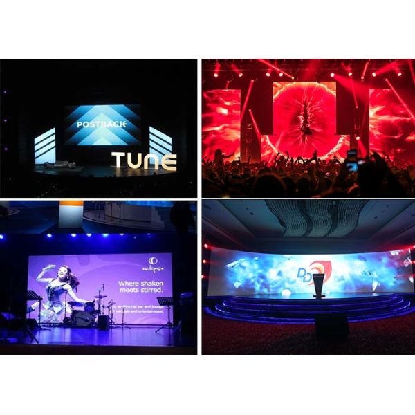 Indoor Rental LED Display Screen High Refresh IC 1920~3840Hz LED Wall Hire