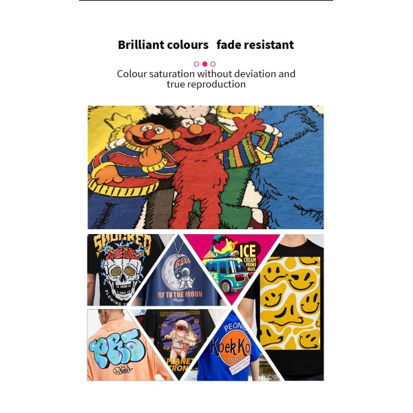 Водные чернила пигмента ДТФ для тканей полиэстера хлопка Линен