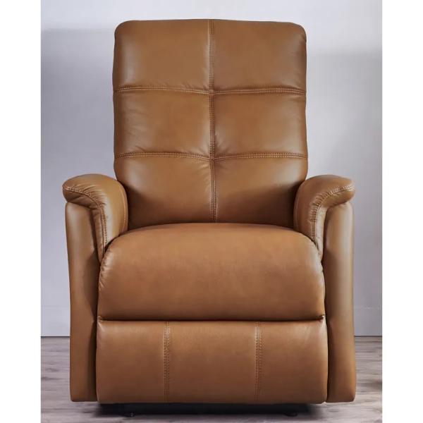ODM Hotel Leather Power Recliner Sofa , Durable Leather Couch With Electric Recliners