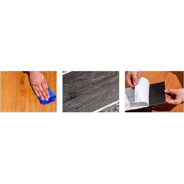 CE Cetification Wood  Self Adhesive Vinyl Plank Flooring 6''×36''×2.0mm