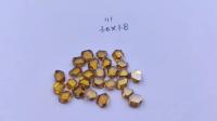 Single Crystal Yellow HPHT Laboratório Diamantes cultivados Dia 3,0 mm Para desenho de fio morrer