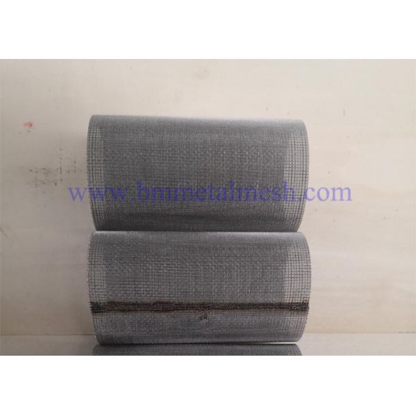 Stainless Steel Mesh Cylinder Extruder Filter Screen Suqare Hole / Size Could Be Customized