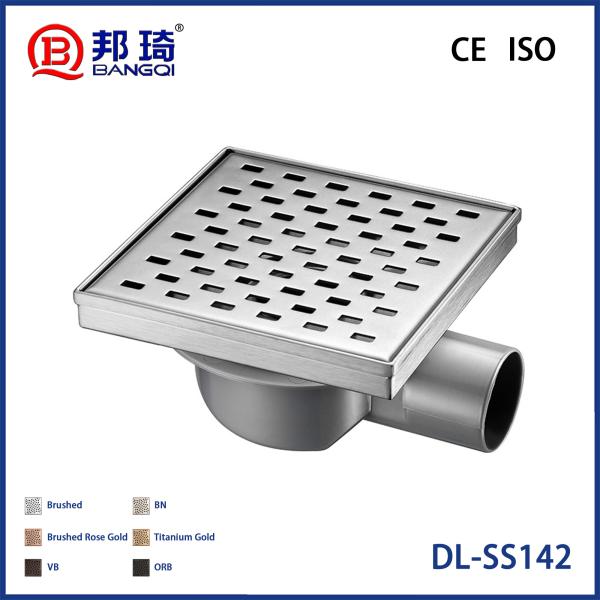 DL-SS142 Drainage de plancher en acier inoxydable européen