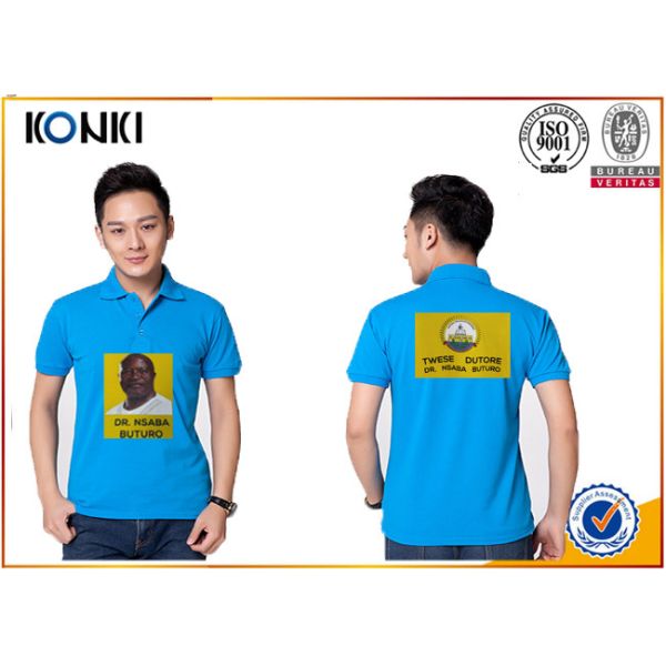 Attractive Style Custom Polo Shirt Short Sleeve POLO Collar For Election Campaign