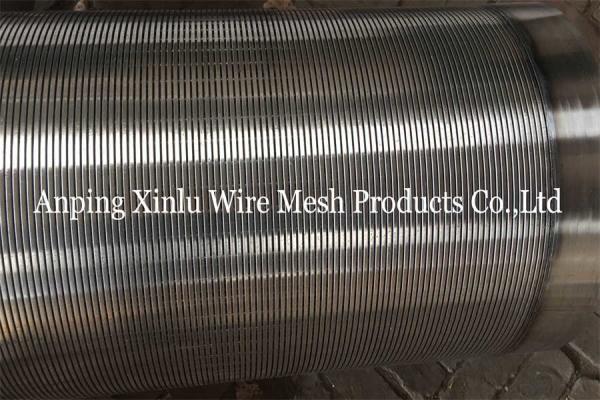 Oil And Gas Industry Johnson V Wire Wrapped Well Screen Pipe Profile SS304 304L 316 316L 321 Q195 Q235