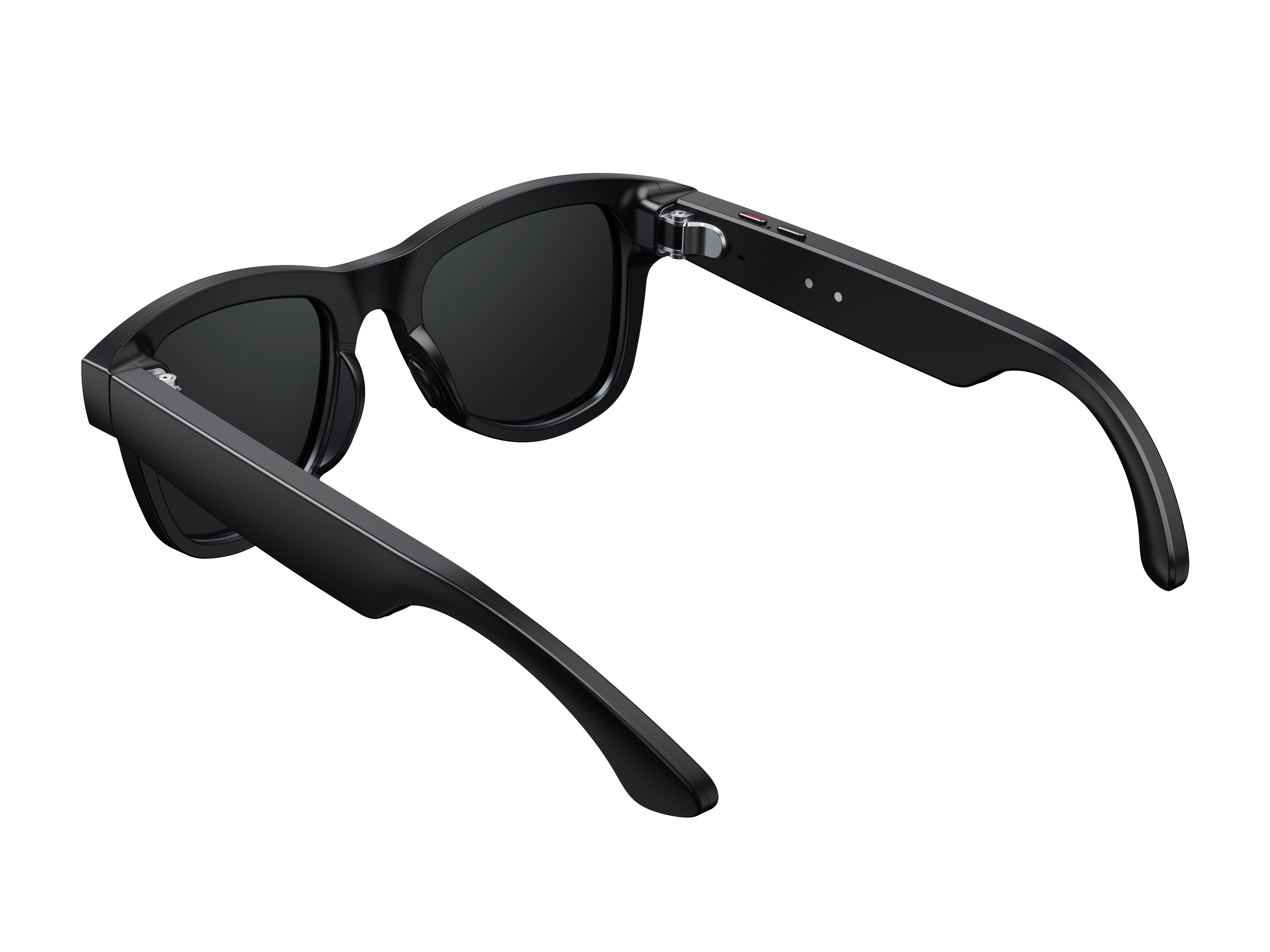 AI Smart Glasses Featuring 8MP Camera Video Recording Bluetooth Call Music Play Charging Box