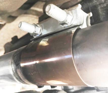 Acoplador de luva de aço inoxidável 2,0 2,25 2,5 3,0 4,0 da tubulação de exaustão da braçadeira da junção de extremidade da luva da exaustão da peça do carro