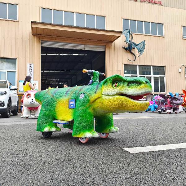 Tyrannosaurus Rex Diseño Dinosaurio Electricidad paseo en juguete para centros comerciales Capacidad de 100 kg