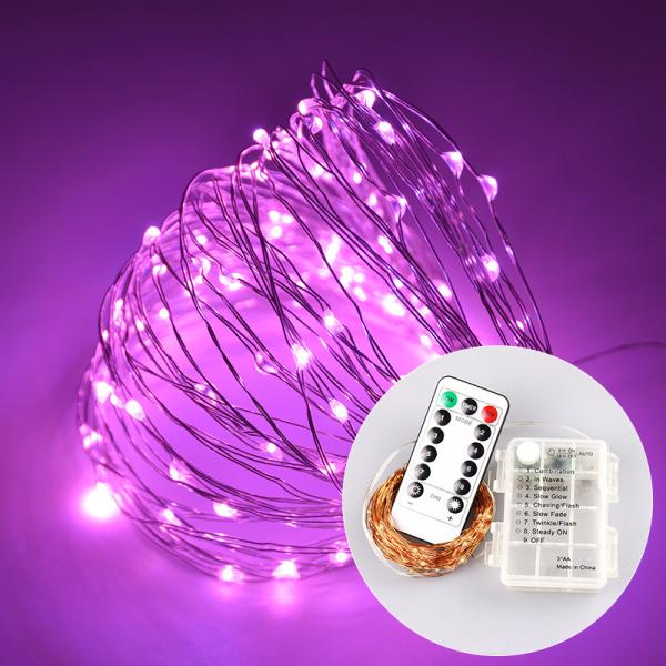13 Key IR Remote Control 3*AA Battery Powered LED String Lights For Christmas, Party, Festival Decoraction