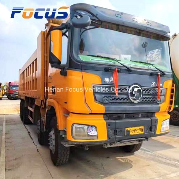 Shacman 12 Wheeler 30 Cubic Meters 40tons 8X4 Used/Refurbished Dump/Tipper Truck for Sale