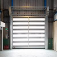Rmote contrôle porte de sécurité en alliage d'aluminium porte de roulement pour entrepôt